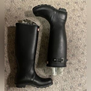 Tall Hunter Rain Boot Original Black Size 8